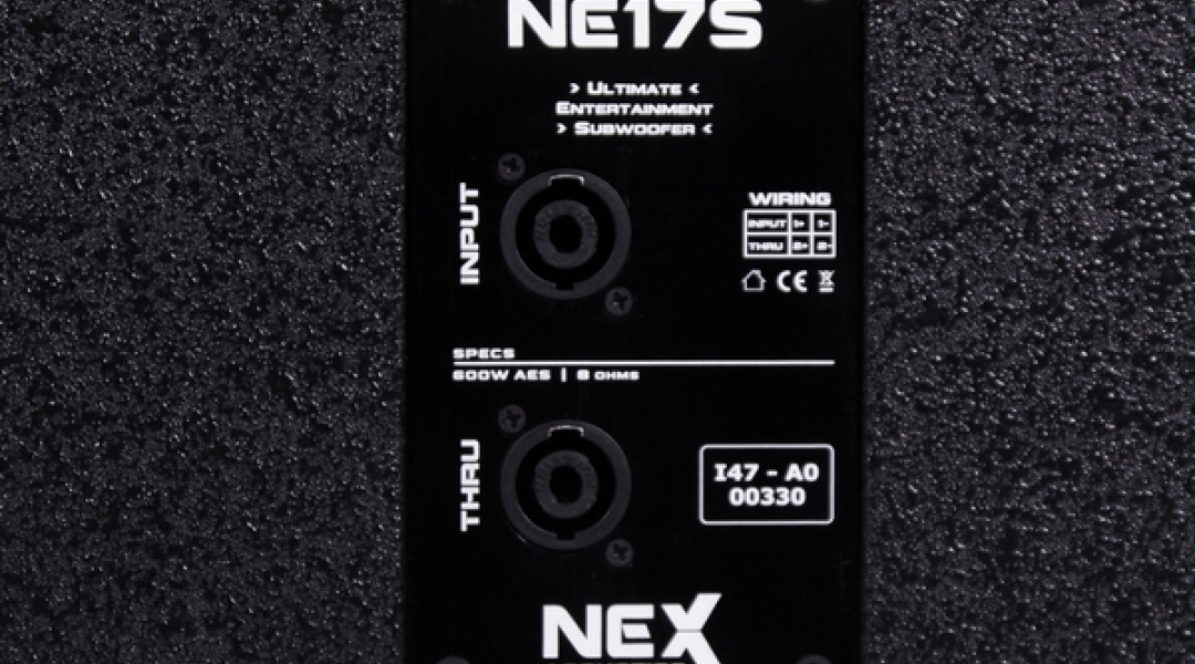 Loa sub Nex NE17S (600w, 1x17" + 3.5" voice coil)